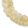 Natural Lemon Quartz Beads Strands G-H062-A01-02-4