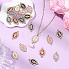 12Pcs 6 Colors Religion Alloy Enamel Connector Charms FIND-YW0012-24-4