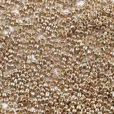 Electroplate Glass Seed Beads X-SEED-Q003-1-1