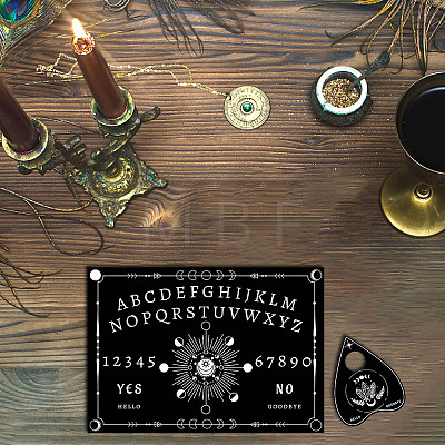 Pendulum Dowsing Divination Board Set DJEW-WH0324-052-1