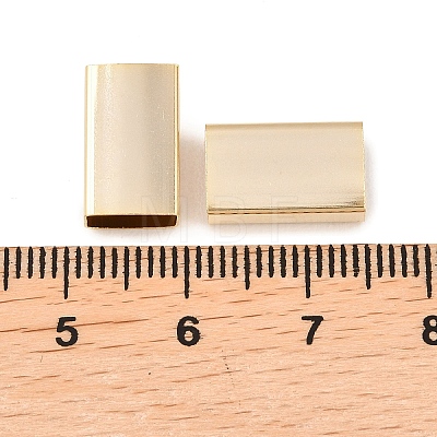 Brass Tube Beads KK-C163-21B-G-1