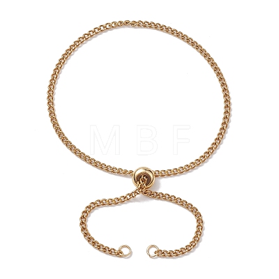 304 Stainless Steel Adjustable Chain Bracelet Making AJEW-JB01211-1