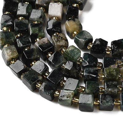 Natural Emerald Beads Strands G-G053-B22-02-1