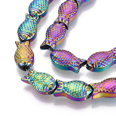 Electroplate Glass Beads Strands EGLA-T025-03D-1