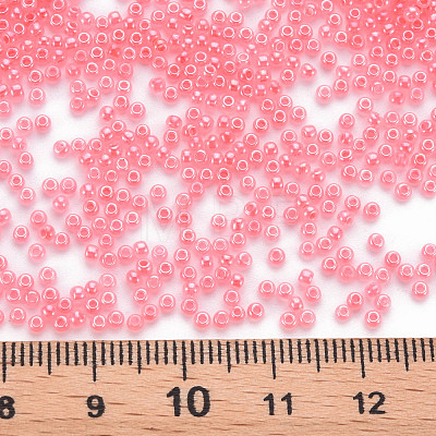 12/0 Imitation Jade Glass Seed Beads SEED-S049-A-010-1