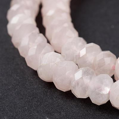 Natural Rose Quartz Beads Strands G-F362-05-4x6mm-1