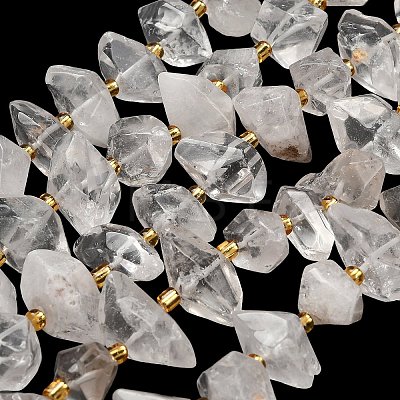 Natural Quartz Crystal Beads Strands G-F833-T02-03-1