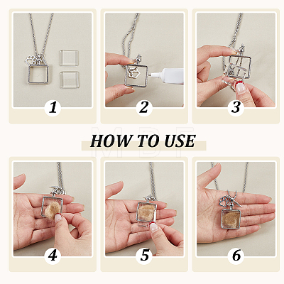 2Pcs Stainless Steel Chain Necklaces NJEW-DR00047-1