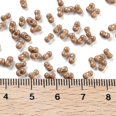 Baking Paint Glass Seed Beads SEED-A033-05B-1