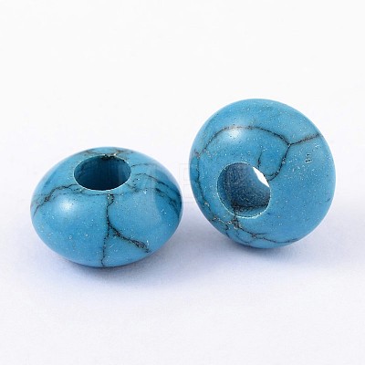 Synthetic Turquoise European Beads X-SPDL-D003-41-1