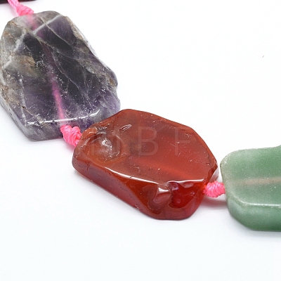 Natural Mixed Stone Beads Strands G-L551A-04-1