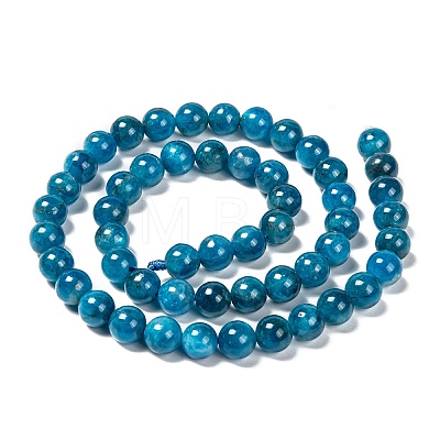 Round Natural Apatite Beads Strands G-K068-04-10mm-1