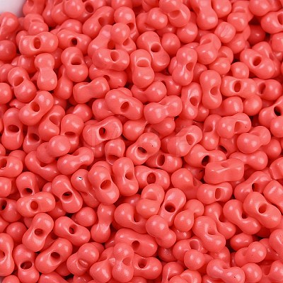 Baking Paint Glass Seed Beads SEED-K010-A08-1