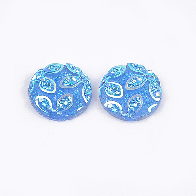 Resin Cabochons CRES-T012-03G-1