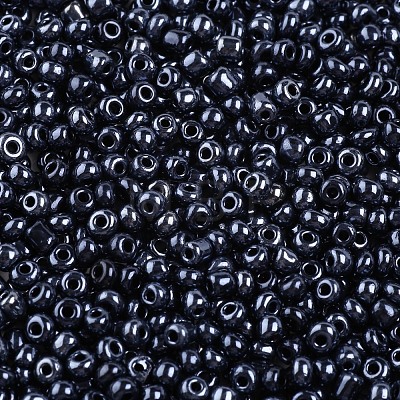 (Repacking Service Available) 6/0 Glass Seed Beads SEED-C018-4mm-606-1
