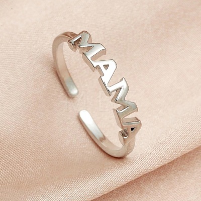 Alloy Open Cuff Rings for Women WH-WG09506-01-1