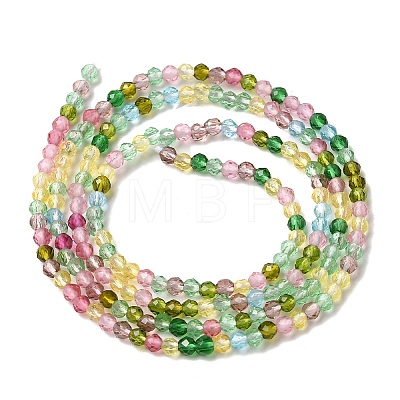 Transparent Glass Beads Strands EGLA-P061-03A-1