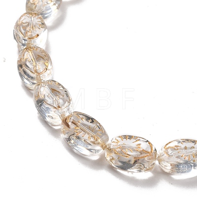 Transparent Glass Beads Strands GLAA-F114-05I-1