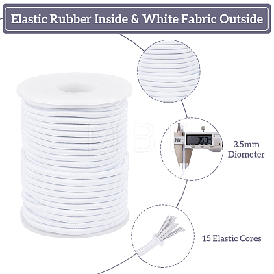 Elastic Cord EC-WH0001-02-3.5mm-1