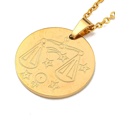 Constellation Pendant Necklaces NJEW-S422-04G-07-1