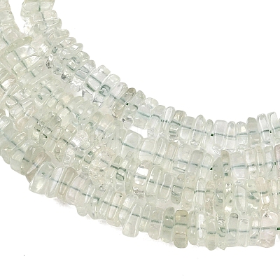 Natural Green Quartz Beads Strands G-Z152-F02-02-1