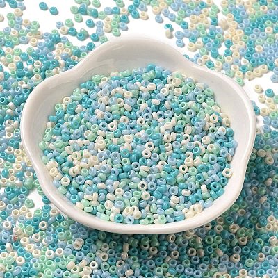 Baking Paint Glass Seed Beads SEED-P006-03A-17-1