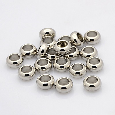 Rondelle 304 Stainless Steel Beads STAS-N020-01-10mm-1