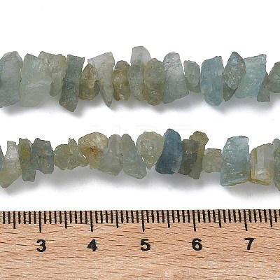 Natural Aquamarine Beads Strands G-L650-A01-01-1