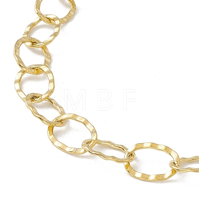 Vacuum Plating 304 Stainless Steel Chunky Rolo Chains Necklace for Men Women STAS-E001-12G-1