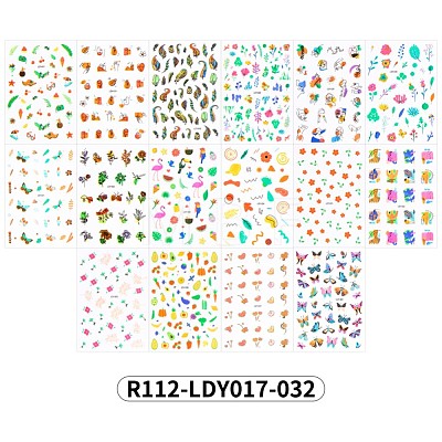 Nail Art Stickers MRMJ-R112-LDY017-032-1