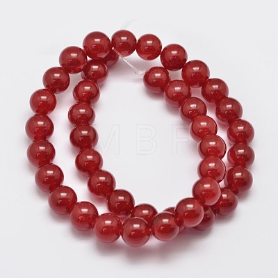 Natural & Dyed Malaysia Jade Bead Strands X-G-A146-10mm-A02-1