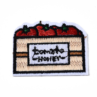 Computerized Embroidery Cloth Iron On/Sew On Patches AJEW-T005-05-1