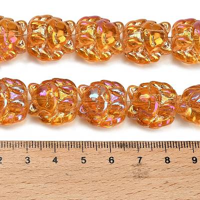 Electroplate Glass Bead Strands EGLA-H110-01HR-03-1
