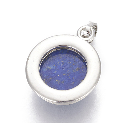Natural Lapis Lazuli Pendants G-L512-B05-1