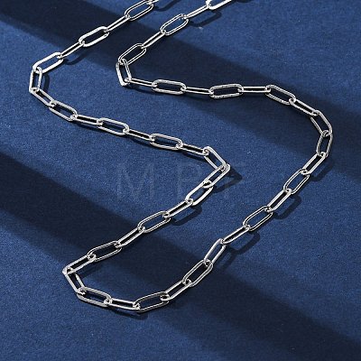 Brass Paperclip Chains Necklaces for Women NJEW-D302-69P-1