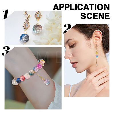 195pcs 15 Colors Imitation Pearl Acrylic Beads OACR-AR0001-14-1