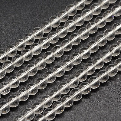 Synthetic Quartz Round Bead Strands X-PIEG-J002-16-6mm-1