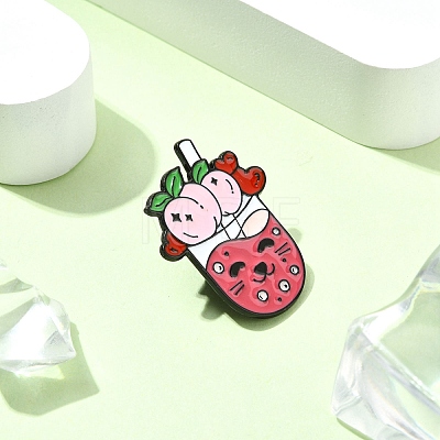 Tea Drinks Enamel Pins JEWB-Q005-01D-1