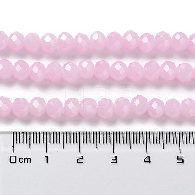 Baking Painted Imitation Jade Glass Bead Strands DGLA-A034-J8MM-A26-1