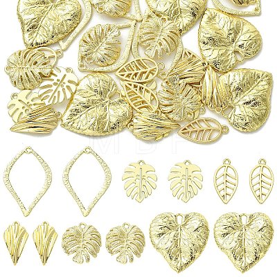 30Pcs 6 Styles Alloy Pendants FIND-YW0013-22-1