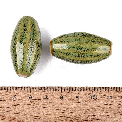 Vintage Handmade Porcelain Beads PORC-N013-24-03-1