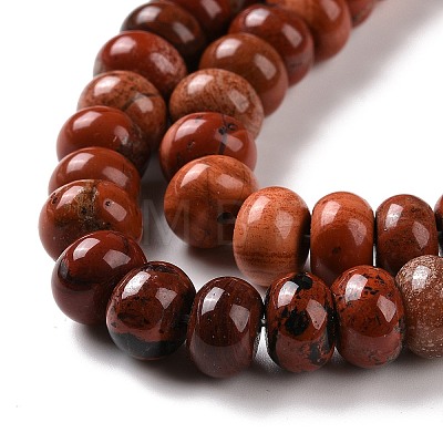 Natural Red Jasper Beads Strands G-D481-05-1