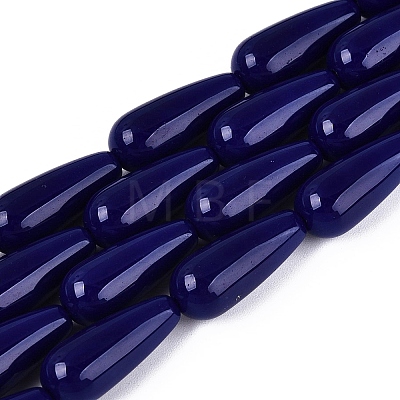 Opaque Glass Beads Strands X-GLAA-Q113-03A-C05-1