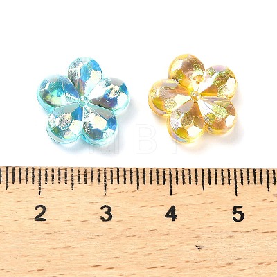 Transaparent Acrylic Beads PACR-H004-01-1