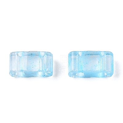 2-Hole Glass Seed Beads SEED-T003-01B-10-1