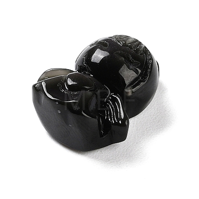 Natural Obsidian Pendants G-G098-04-1