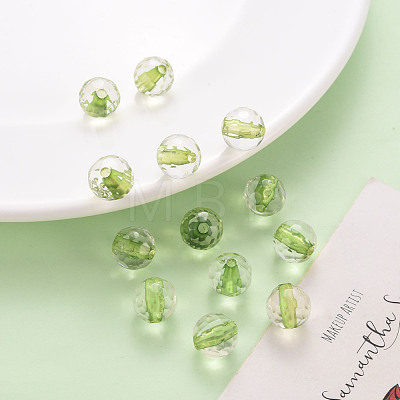 Transparent Acrylic Beads TACR-S154-11A-83-1