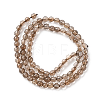 Natural Smoky Quartz Beads Strands G-Z116-A03-2mm-1