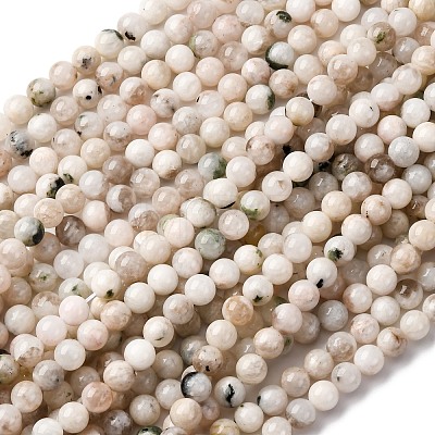 Natural White Moonstone Beads Strands G-I388-01-8mm-1