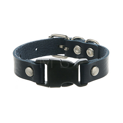 Imitation Leather & Alloy & Plastic Bracelets for Men Women FS-WG10CE2-13-1